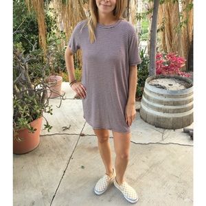 BNWT BRANDY MELVILLE STRIPED T-SHIRT DRESS